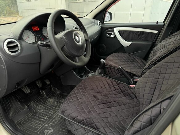 2011 Renault Logan I Рестайлинг, бежевый, 525000 рублей - вид 6