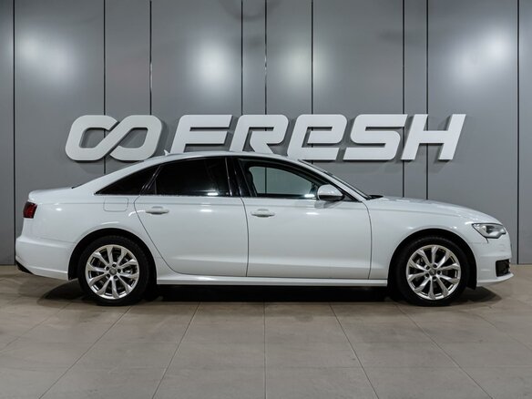 2015 Audi A6 IV (C7) Рестайлинг, белый - вид 4