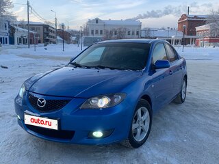 2006 Mazda 3 I (BK) Рестайлинг, синий, 650000 рублей, вид 1