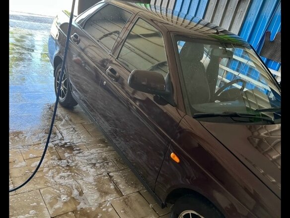 2012 Lada (ВАЗ) Priora I, пурпурный, 315000 рублей - вид 3
