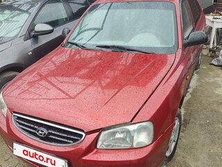 2007 Hyundai Accent ТагАЗ II, красный, 450000 рублей, вид 1