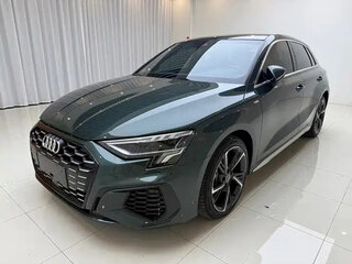2023 Audi A3 Sportback 35 TFSI IV (8Y), зелёный, 1642000 рублей, вид 1