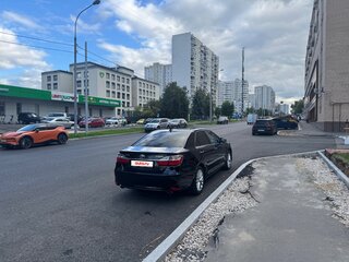 2015 Toyota Camry VII (XV50) Рестайлинг, чёрный, 1800000 рублей, вид 4