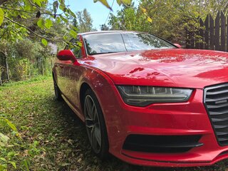 2015 Audi A7 I (4G) Рестайлинг, красный, 2415000 рублей, вид 3