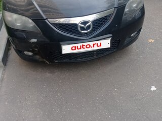 2008 Mazda 3 I (BK) Рестайлинг, чёрный, 890000 рублей, вид 1