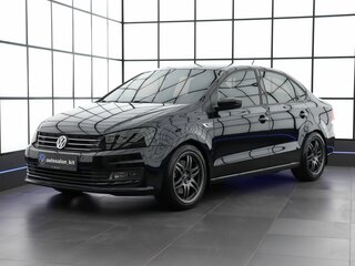 2018 Volkswagen Polo V Рестайлинг, чёрный, 1630000 рублей, вид 1