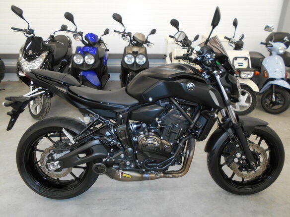 2018 Yamaha MT-07 (FZ-07), чёрный, 710000 рублей - вид 1