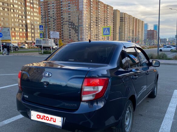 2012 Lada (ВАЗ) Granta I, синий, 330000 рублей - вид 5