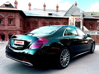 2018 Mercedes-Benz S-Класс 350 d Long VI (W222, C217) Рестайлинг, чёрный, 5300000 рублей, вид 3