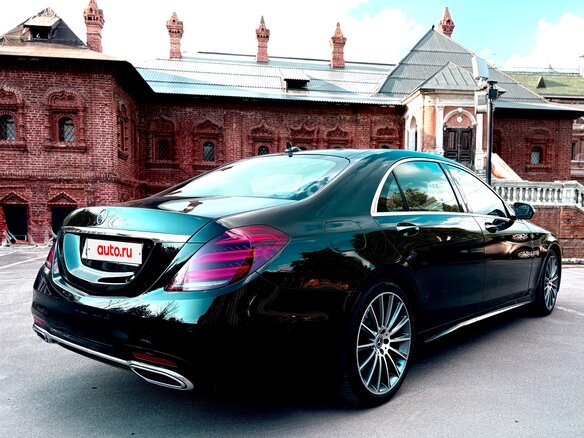 2018 Mercedes-Benz S-Класс 350 d Long VI (W222, C217) Рестайлинг, чёрный, 5250000 рублей - вид 2