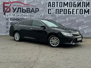 2015 Toyota Camry VII (XV50) Рестайлинг, чёрный, 2290000 рублей, вид 1