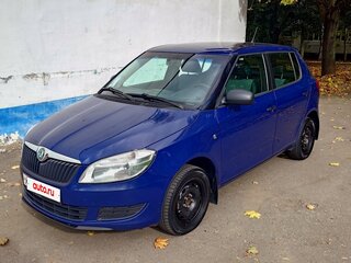 2012 Skoda Fabia II Рестайлинг, синий, 630000 рублей, вид 2