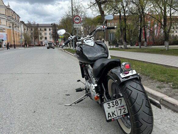 2001 Yamaha XVS400 Drag Star, чёрный, 350000 рублей - вид 4