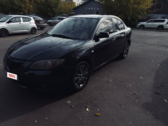 2006 Mazda 3 I (BK) Рестайлинг, чёрный, 415000 рублей