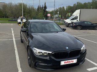 2017 BMW 5 серии 520d VII (G30/G31/G38), чёрный, 2800000 рублей, вид 2