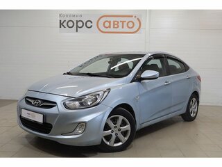 2013 Hyundai Solaris I, синий, 581000 рублей, вид 1