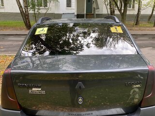 2009 Renault Logan I, чёрный, 400000 рублей, вид 3