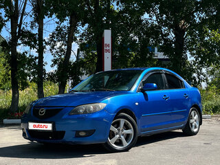 2006 Mazda 3 I (BK) Рестайлинг, синий, 390000 рублей, вид 1