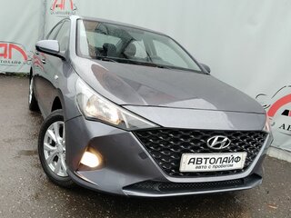 2021 Hyundai Solaris II Рестайлинг, серый, 1399000 рублей, вид 4