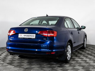 2015 Volkswagen Jetta VI Рестайлинг, синий, 1225000 рублей, вид 5