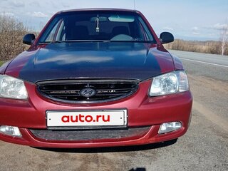 2006 Hyundai Accent ТагАЗ II, красный, 310000 рублей, вид 1