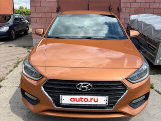 2019 Hyundai Solaris II, оранжевый, 1350000 рублей, вид 3