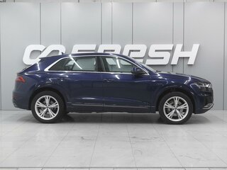 2018 Audi Q8 55 TFSI I (4M), синий, 4699999 рублей, вид 5