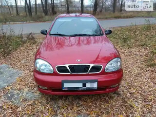 2005 Daewoo Lanos, красный, 250000 рублей, вид 1