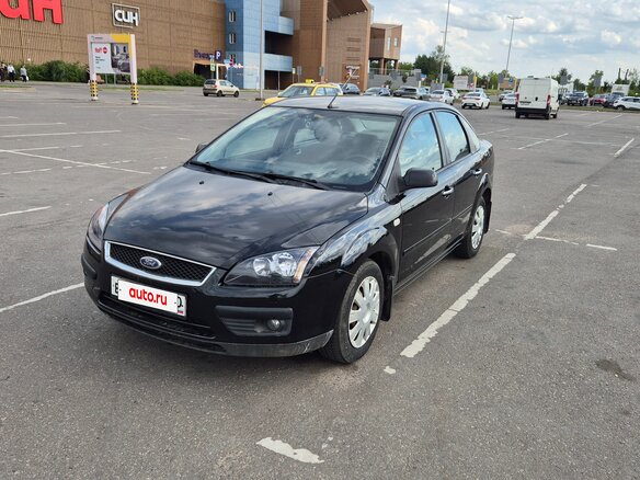 2007 Ford Focus II, чёрный - вид 2