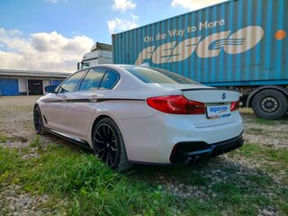 2020 BMW 5 серии 530d xDrive VII (G30/G31/G38) Рестайлинг, белый, 3800000 рублей, вид 4