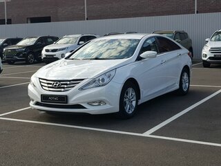 2011 Hyundai Sonata VI (YF), белый, 1199000 рублей, вид 4