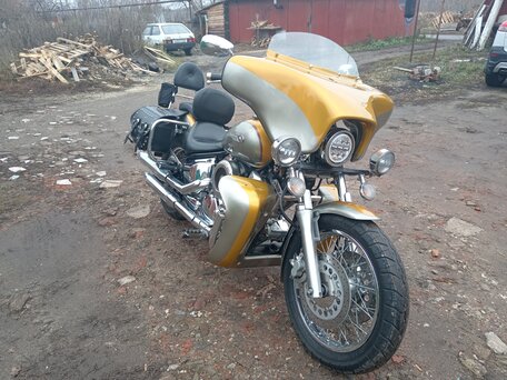 1999 Yamaha XVS1100, золотистый, 560000 рублей, вид 4