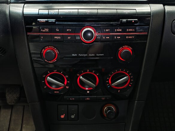 2008 Mazda 3 I (BK) Рестайлинг, чёрный - вид 10