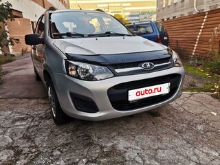 2014 Lada (ВАЗ) Kalina II, серебристый, 350000 рублей, вид 3