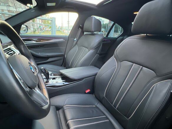 2021 BMW 5 серии 520i VII (G30/G31/G38) Рестайлинг, синий, 4300000 рублей - вид 5