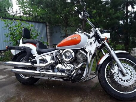 2001 Yamaha XVS1100, белый, 600000 рублей, вид 1
