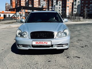 2002 Hyundai Sonata IV (EF) Рестайлинг, серый, 300000 рублей, вид 1