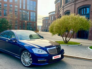 2010 Mercedes-Benz S-Класс 500 Long V (W221) Рестайлинг, синий, 2050000 рублей, вид 2