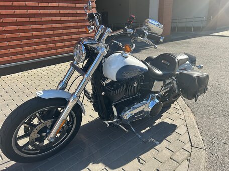 2015 Harley-Davidson Dyna Low Rider, белый, 990000 рублей, вид 4