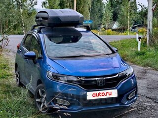 2017 Honda Fit III Рестайлинг, синий, 1300000 рублей, вид 2