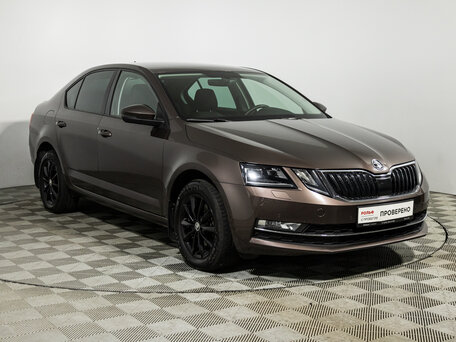 2018 Skoda Octavia III (A7) Рестайлинг, коричневый, 1890900 рублей, вид 3
