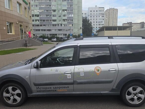 2017 Lada (ВАЗ) Largus Cross I, серебристый - вид 6