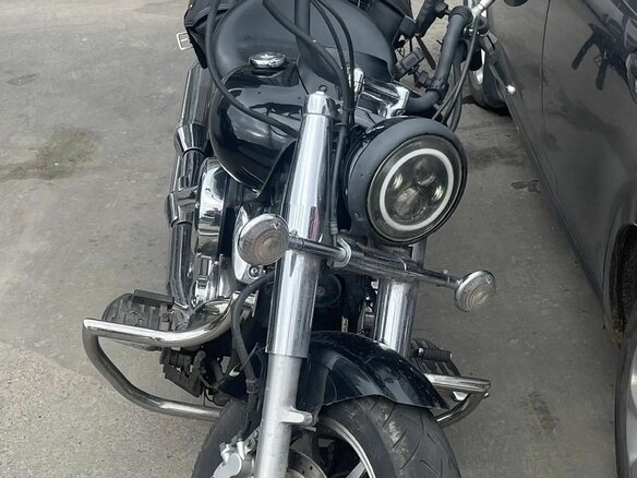 2007 Yamaha XVS1100, чёрный, 575000 рублей - вид 1