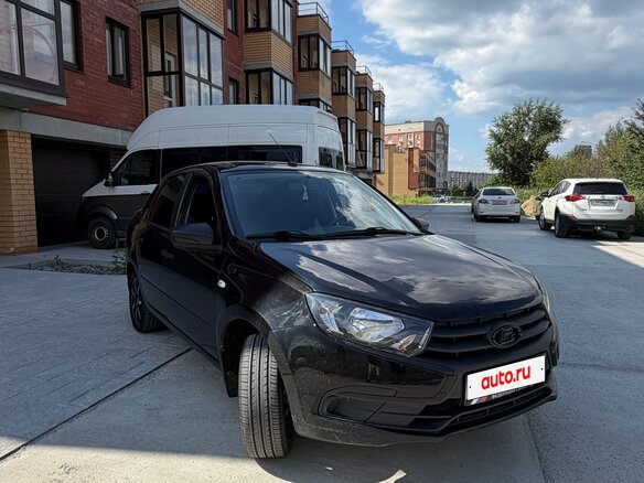 2021 Lada (ВАЗ) Granta I Рестайлинг, чёрный, 750000 рублей - вид 3