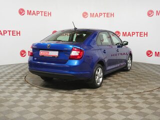 2017 Skoda Rapid I Рестайлинг, синий, 1318000 рублей, вид 5
