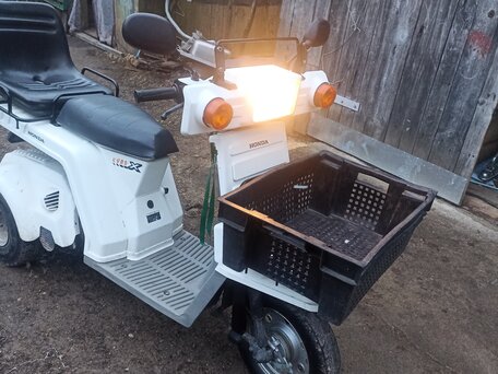 1999 Honda Gyro, белый, 97000 рублей, вид 3