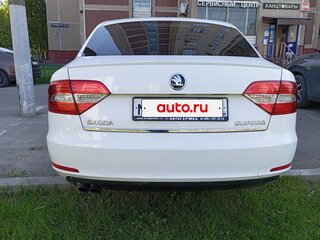 2014 Skoda Superb DSG II Рестайлинг, белый, 1245000 рублей, вид 5