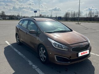 2016 Kia Ceed II Рестайлинг, коричневый, 490000 рублей, вид 3