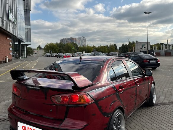 2008 Mitsubishi Lancer X, красный, 880000 рублей - вид 5