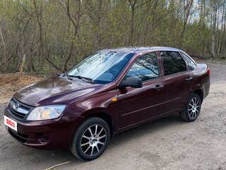 2013 Lada (ВАЗ) Granta I, пурпурный, 365000 рублей, вид 1